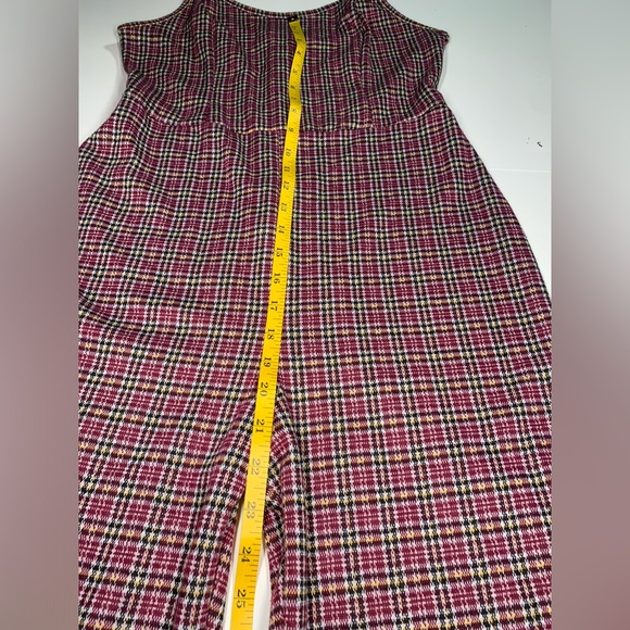 Plaid Jumpsuit Wild Fable Wide Leg Cropped Jumpsuit for Fall - Picture 9 of 11